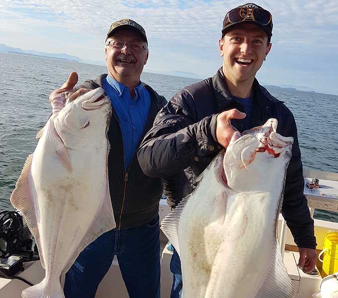 2 nice Halibut